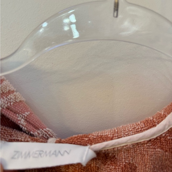 Zimmermann Pink and Brown Patterned Poncho - Picture 2 of 4